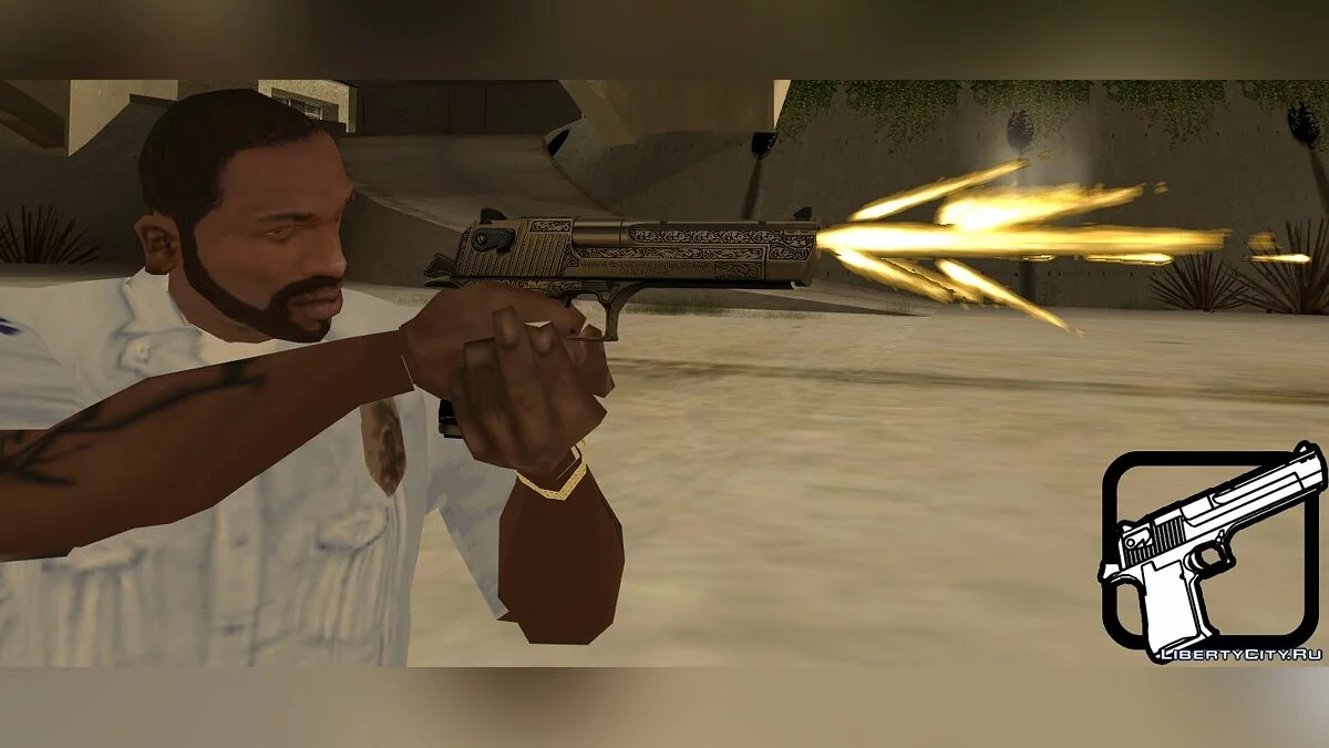 Golden Engraved Desert Eagle (Remake) / GTA San Andreas