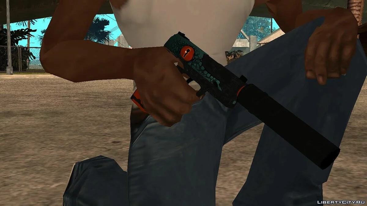 USP-S Страж+Кайман из CS:GO / GTA San Andreas
