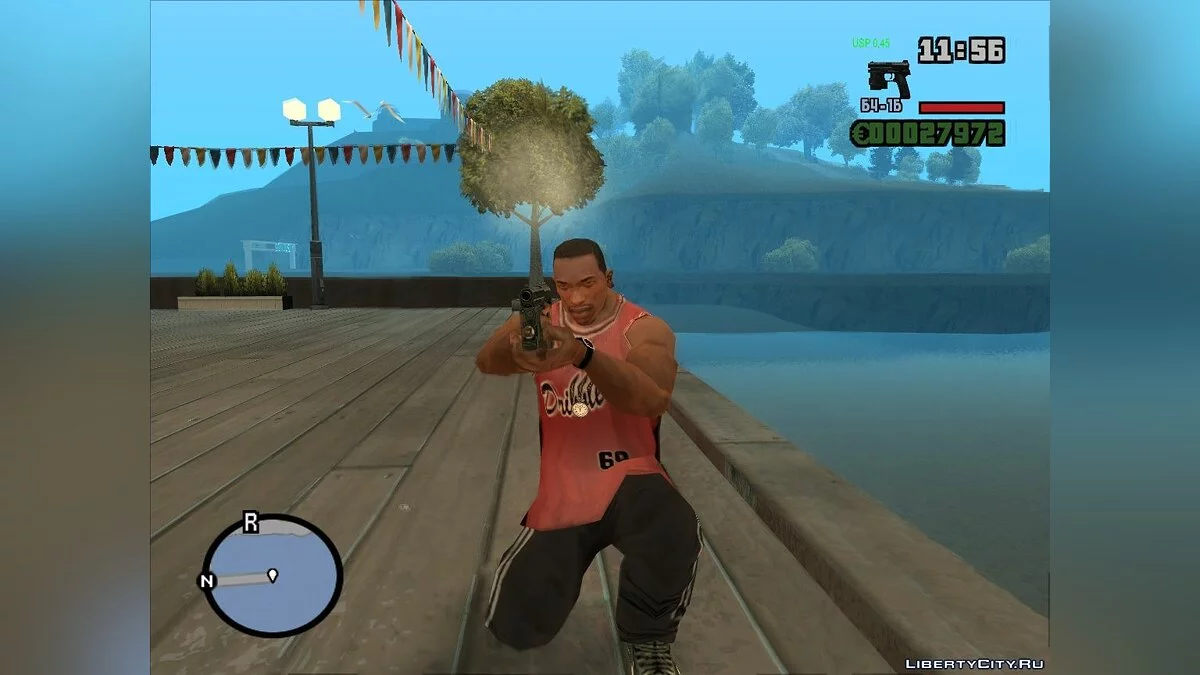 USP 0,45 из игры Call of Duty - Modern Warfare / GTA San Andreas