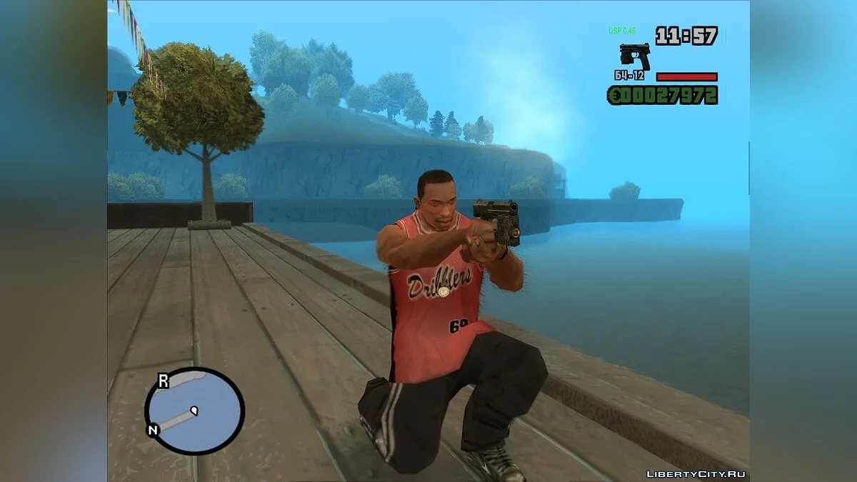 USP 0,45 из игры Call of Duty - Modern Warfare / GTA San Andreas