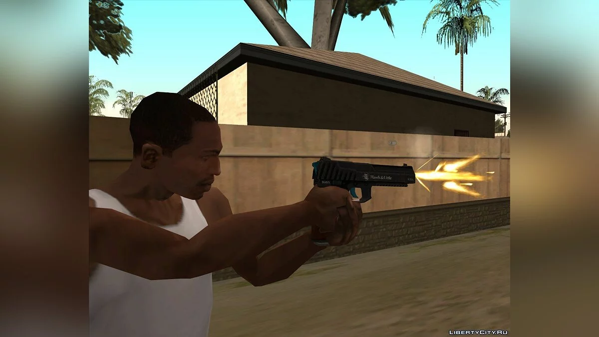 Pistol .50 полицейский окрас из GTA V / GTA San Andreas