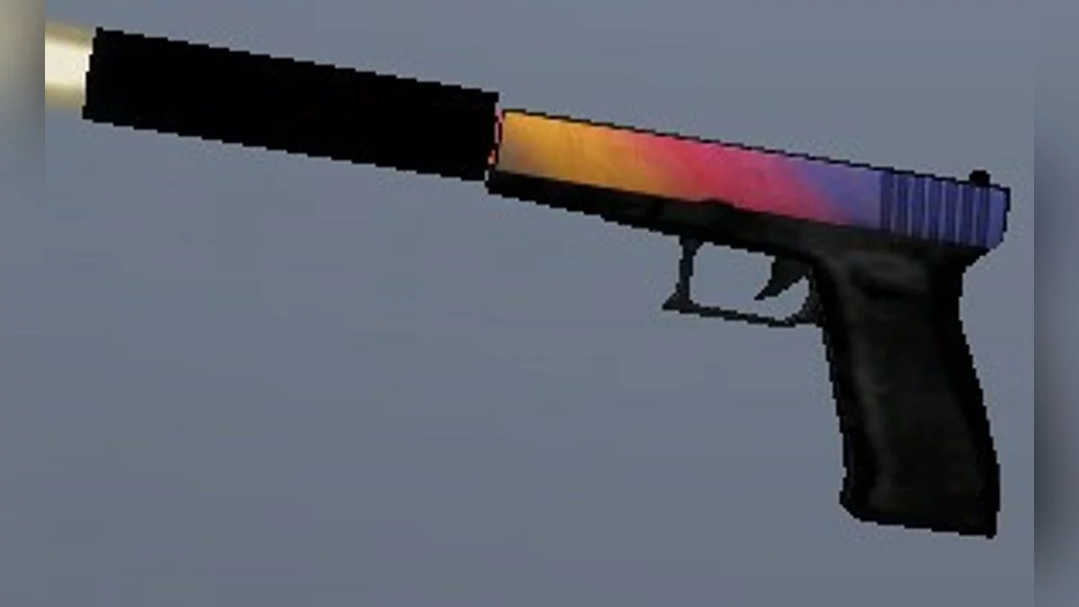 Silenced Glock 17 Fade / GTA San Andreas