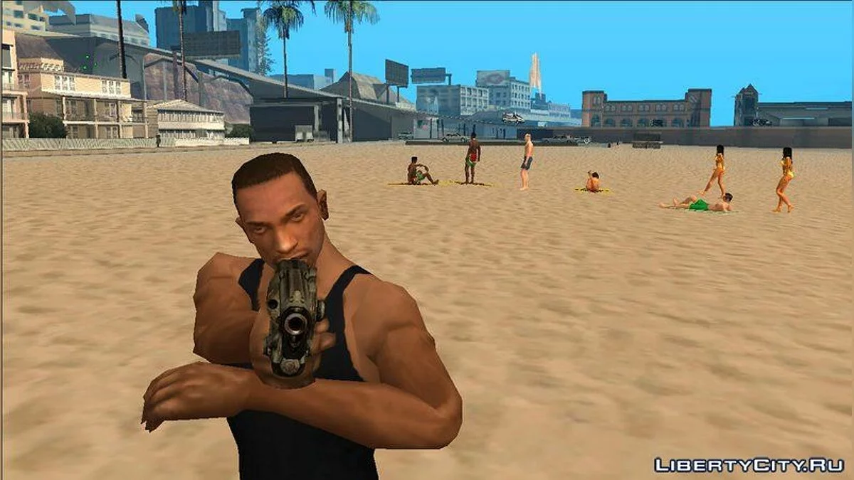 Boltock Pistol From Gears Of War 3 / GTA San Andreas