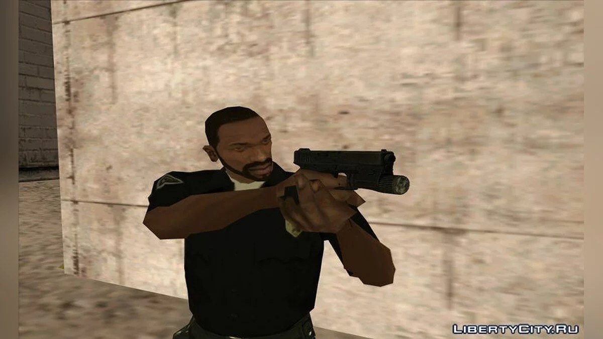 Glock 19 Gen4 with and without flashlight / GTA San Andreas