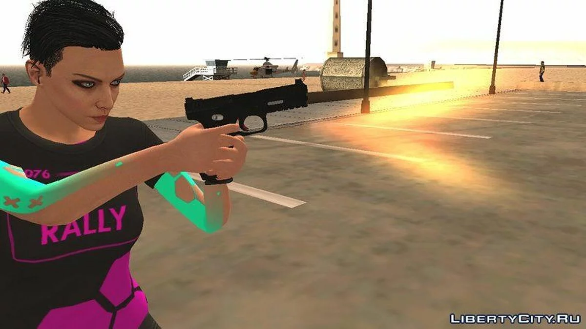 Пистолет протокол из Call Of Duty MWR / GTA San Andreas