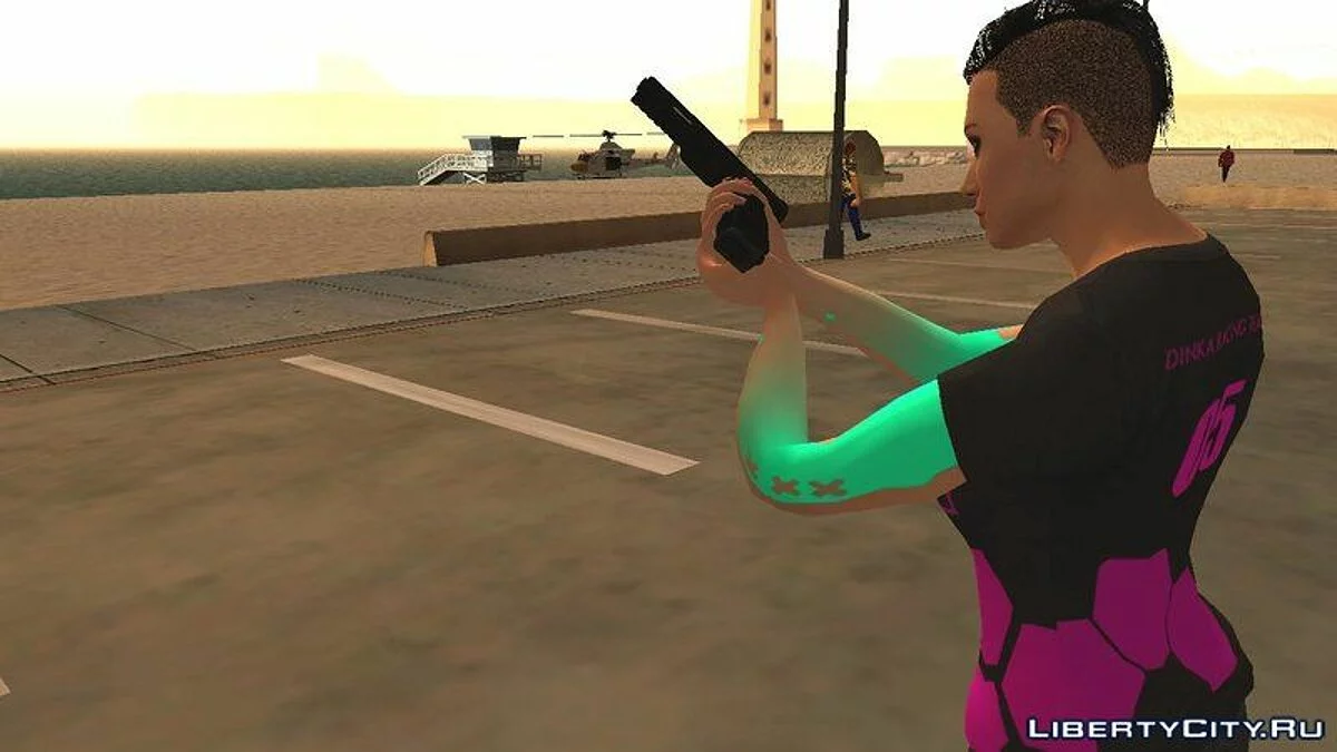 Пистолет протокол из Call Of Duty MWR / GTA San Andreas