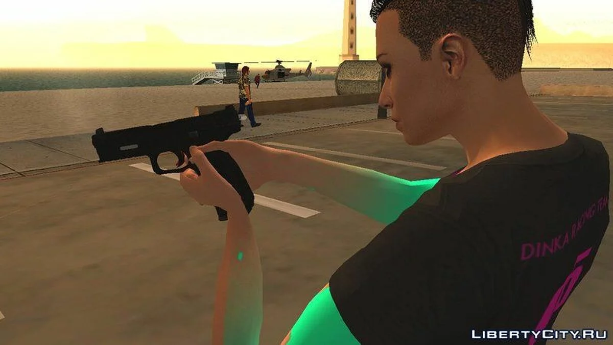 Пистолет протокол из Call Of Duty MWR / GTA San Andreas