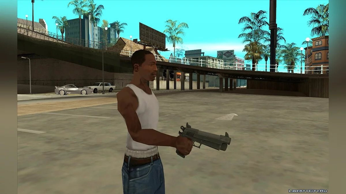 Два пистолета из игры Фортнайт / GTA San Andreas