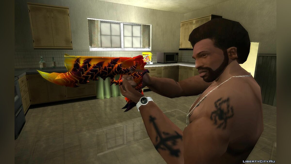 Скачать Deagle Magma Demon из игры Rules of Survival для GTA San Andreas