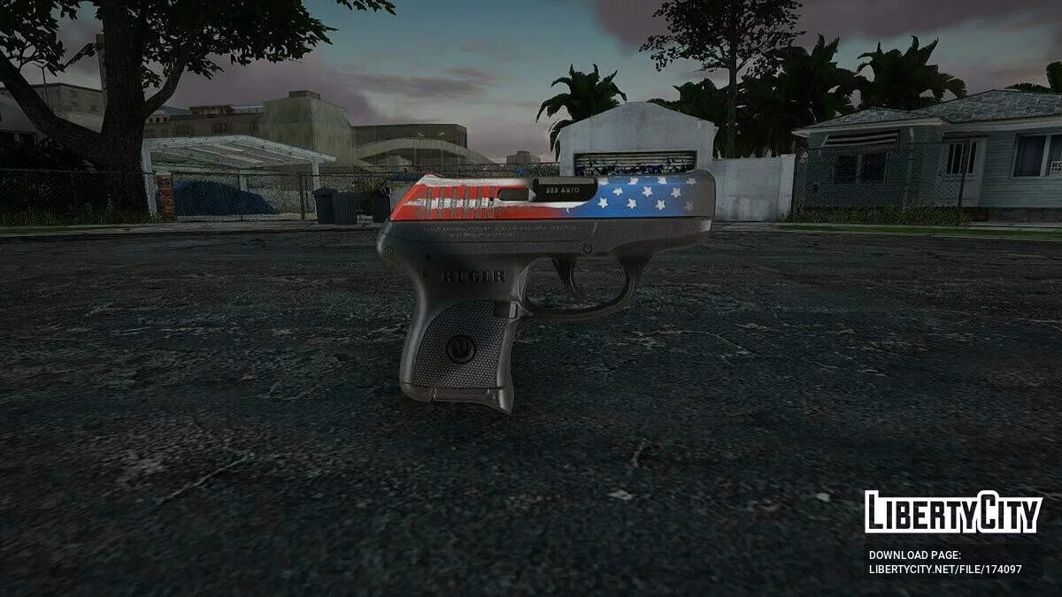 Ruger LCP «America Flag» / GTA San Andreas