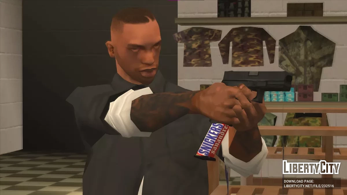 Glock17 Snickers / GTA San Andreas