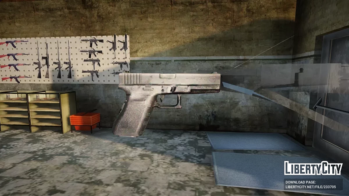 Пистолет из Manhunt 1 / GTA San Andreas