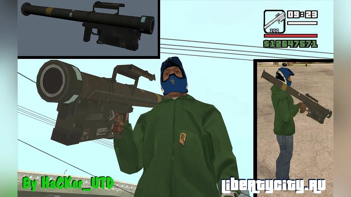 ЗРК СТИНГЕР / GTA San Andreas