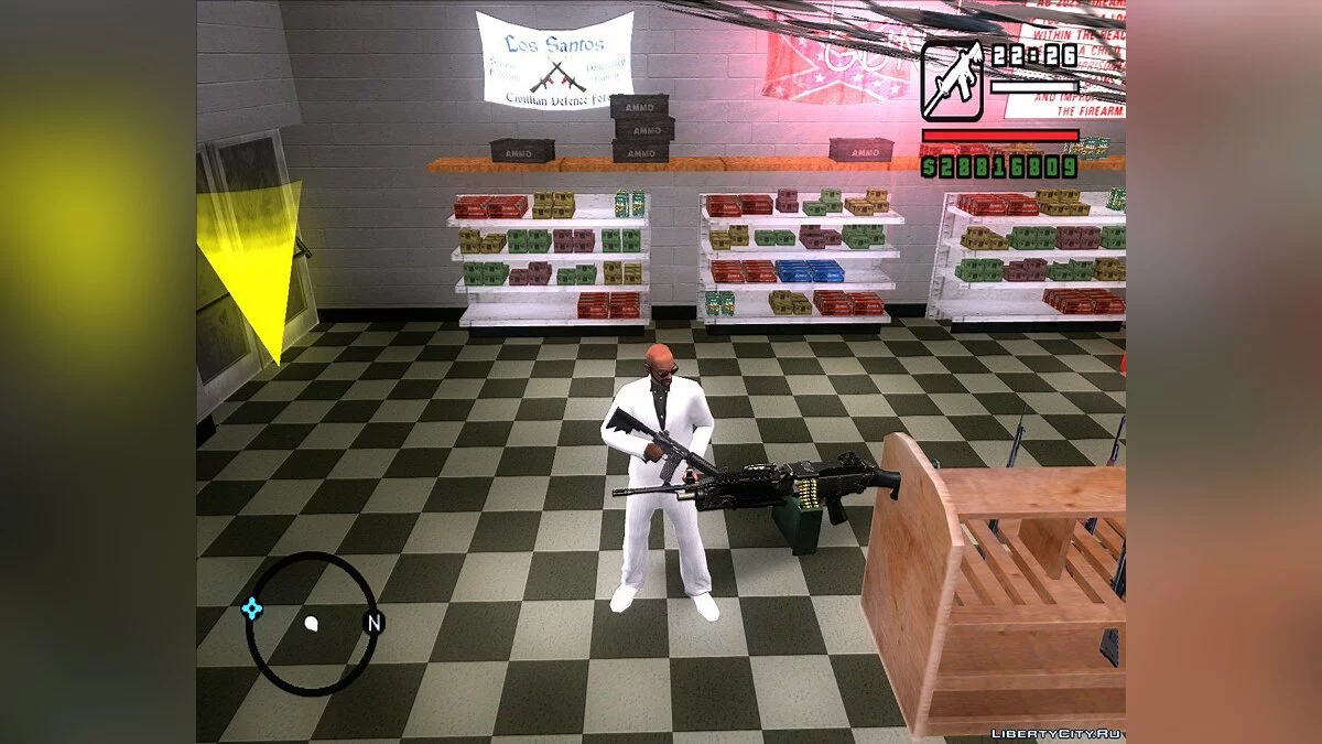 M249 (не замена, а добавление) / GTA San Andreas