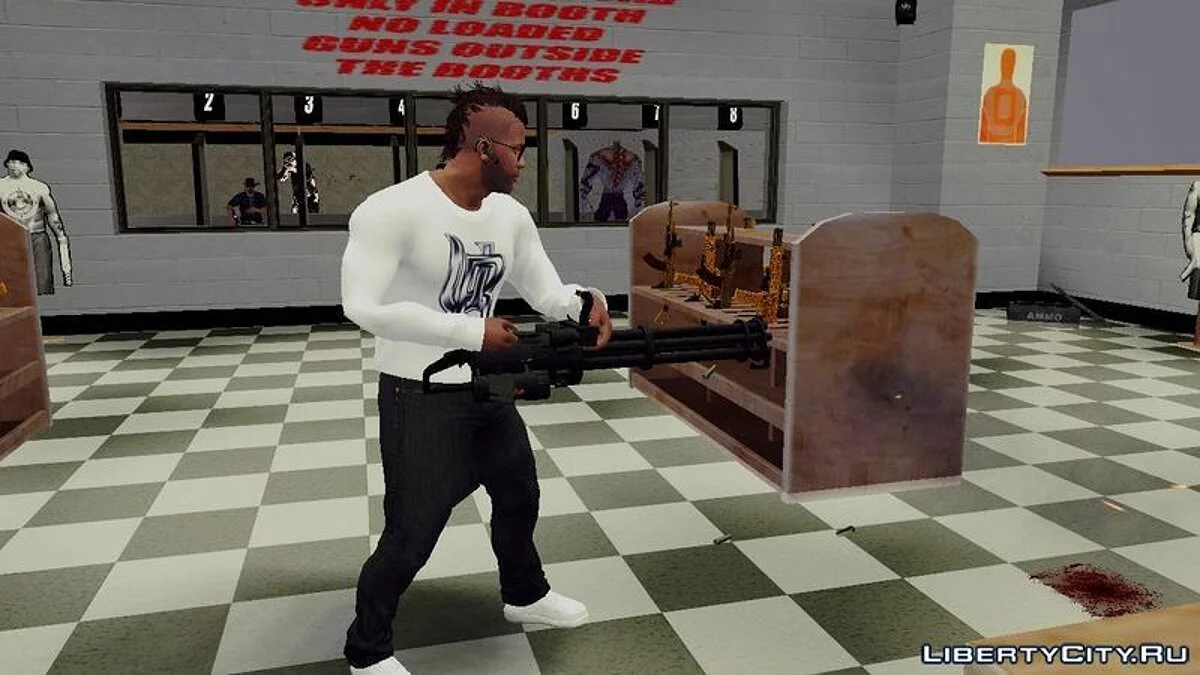 Minigun from GTA V PC / GTA San Andreas
