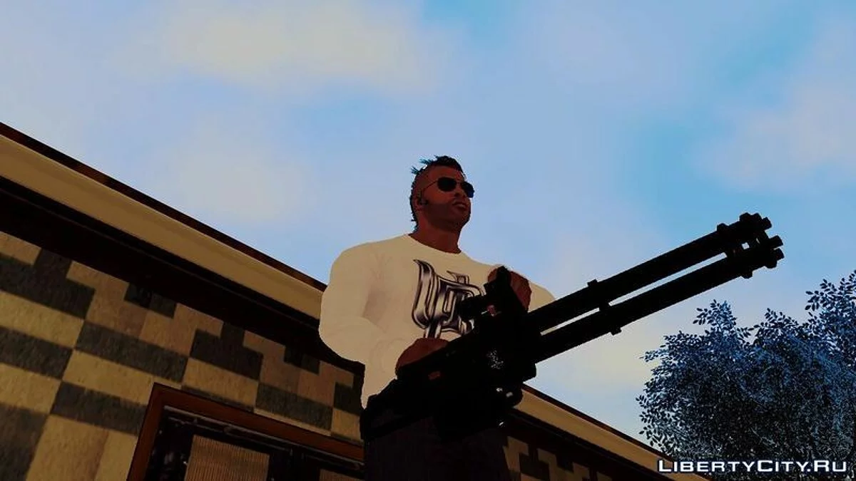 Minigun from GTA V PC / GTA San Andreas