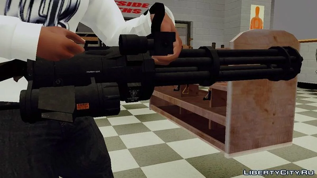 Minigun from GTA V PC / GTA San Andreas