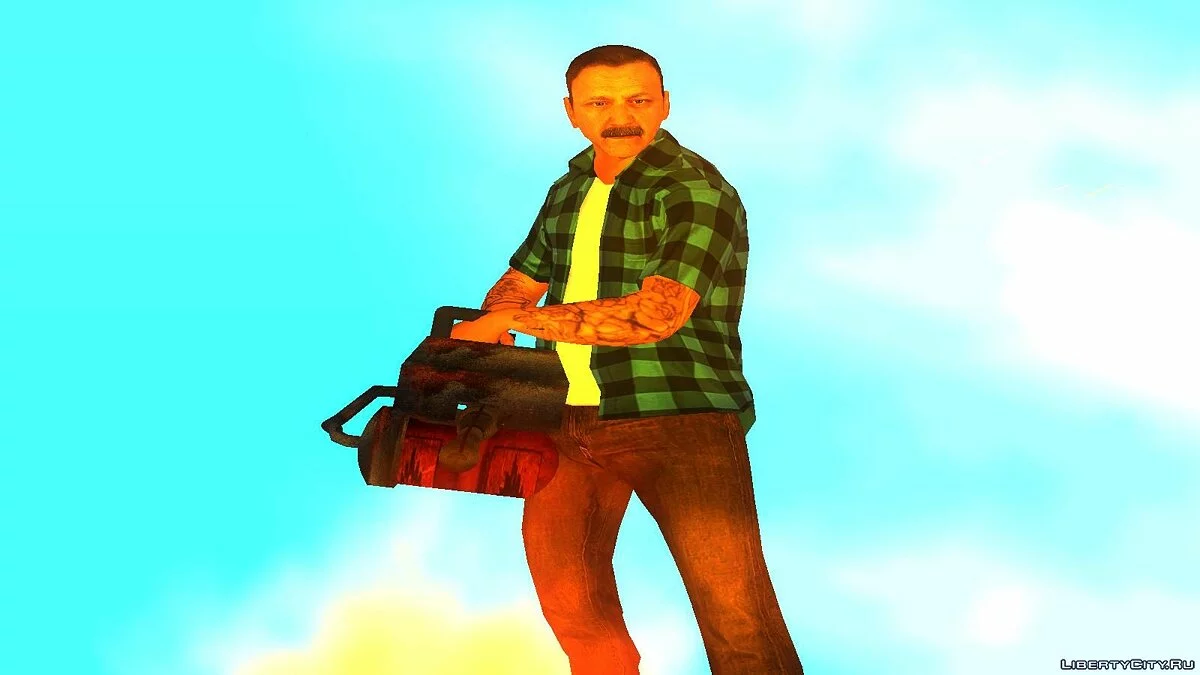 Огнемёт из GTA V / GTA San Andreas