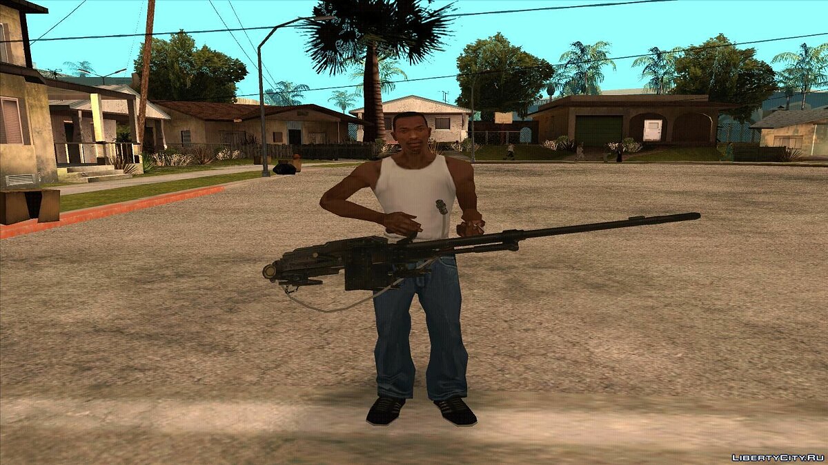 Скачать PKT Tank Machine Gun для GTA San Andreas