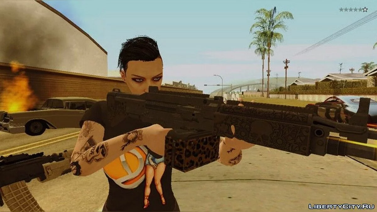 Пулемет из GTA Online / GTA San Andreas