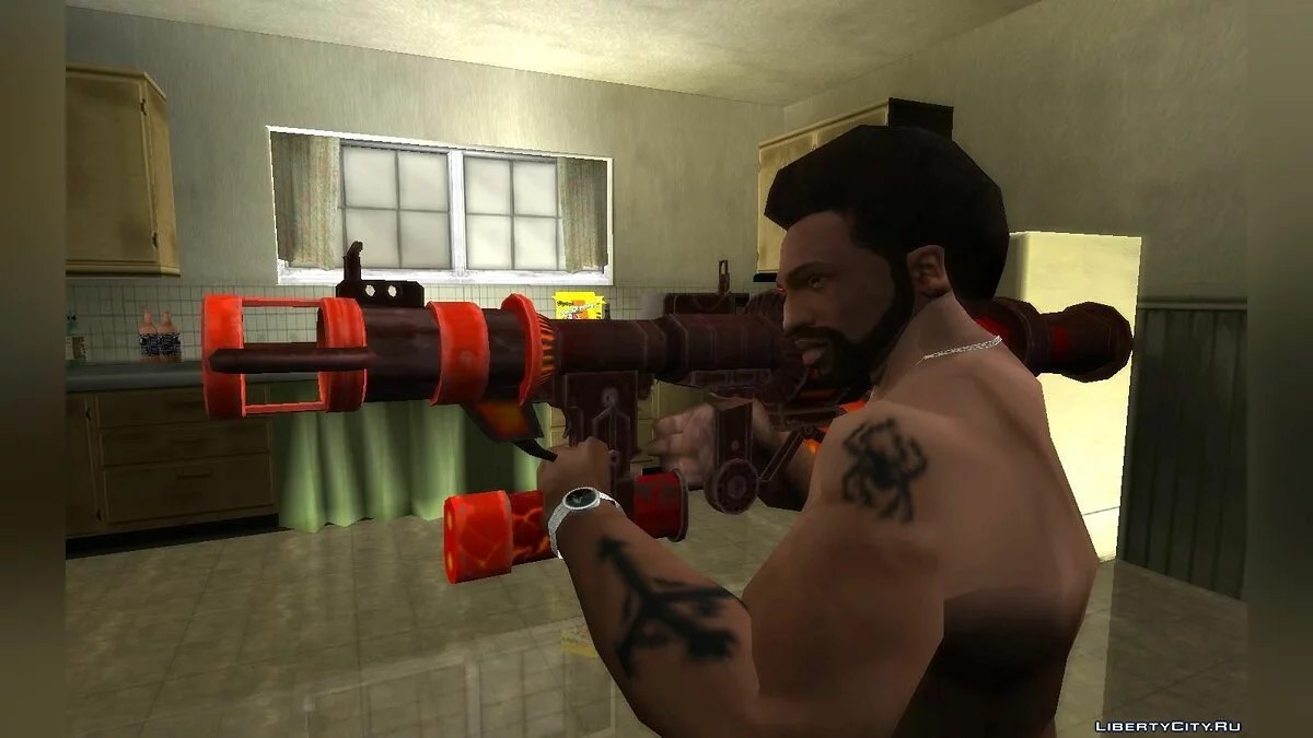 RPG PyroclasmW из игры Rules of Survival (Бонус) / GTA San Andreas