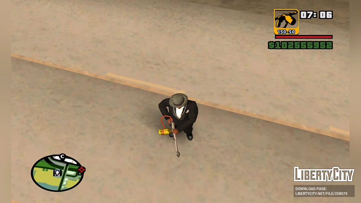 Огнемёт из GTA 3 / GTA San Andreas