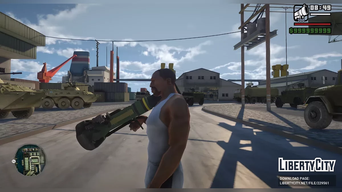 British MBT-NLAW Anti-Tank Missile Launcher / GTA San Andreas