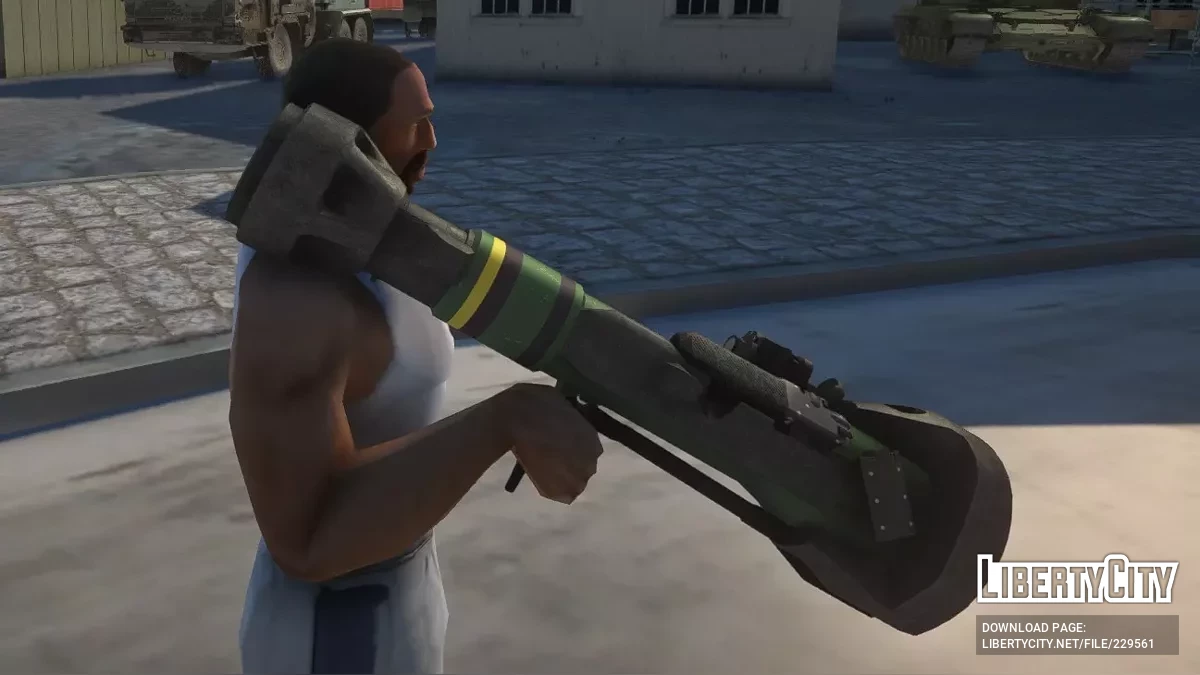 British MBT-NLAW Anti-Tank Missile Launcher / GTA San Andreas