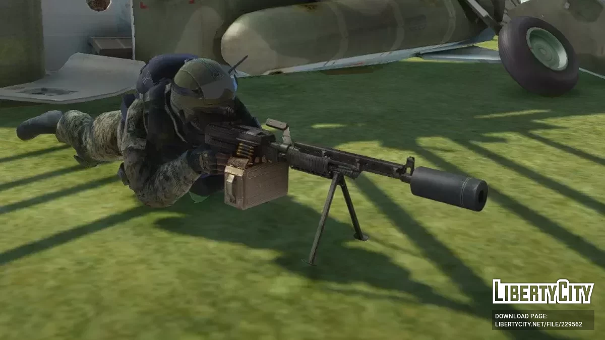 Russia AEK-999 Machine Gun / GTA San Andreas