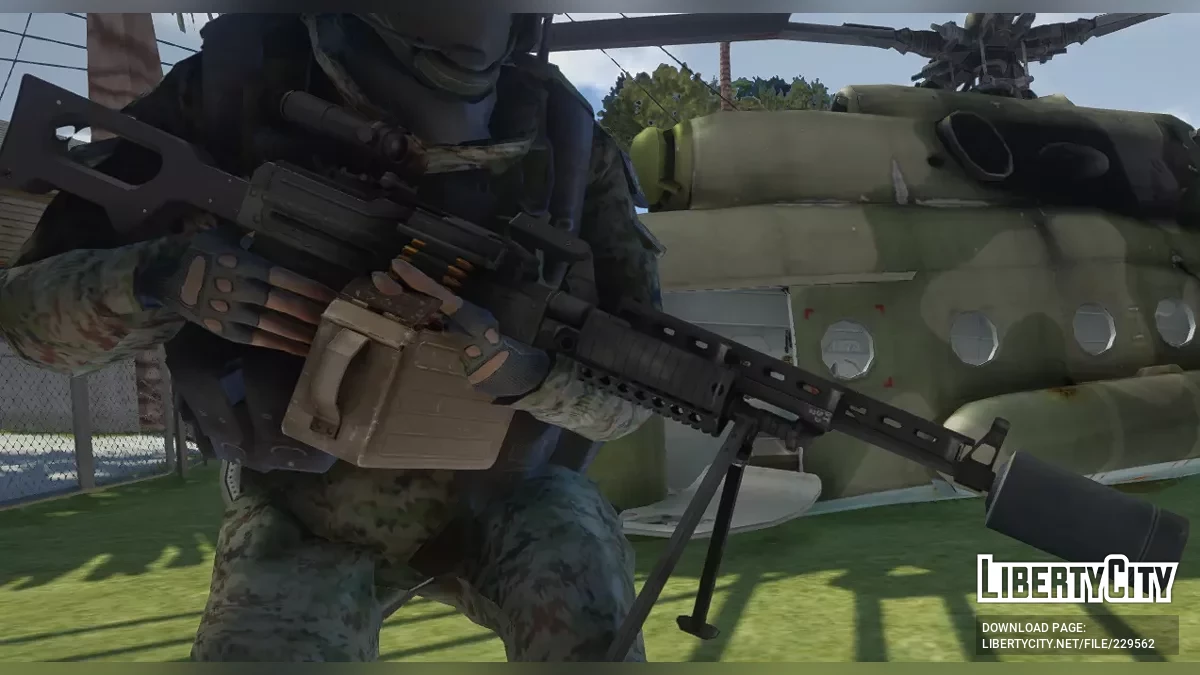 Russia AEK-999 Machine Gun / GTA San Andreas