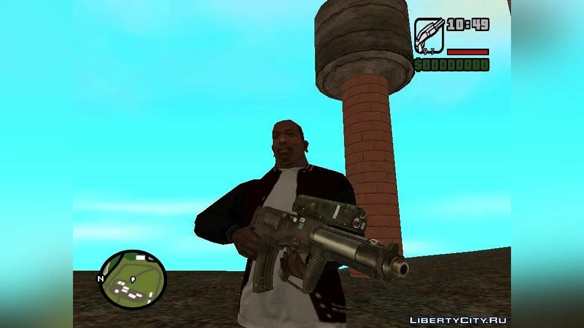 XM 25 из COD 8 Full Version / GTA San Andreas