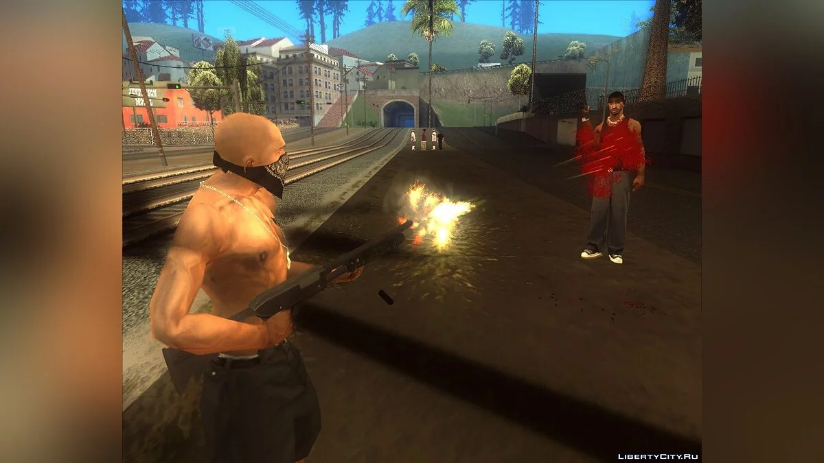 Дробовик из GTA 4 в стиле GTA 5 (Shotgun from GTA 4. GTA 5 Style) / GTA San Andreas
