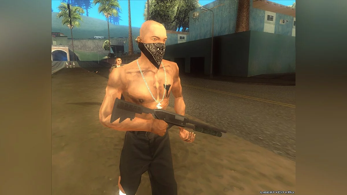 Дробовик из GTA 4 в стиле GTA 5 (Shotgun from GTA 4. GTA 5 Style) / GTA San Andreas