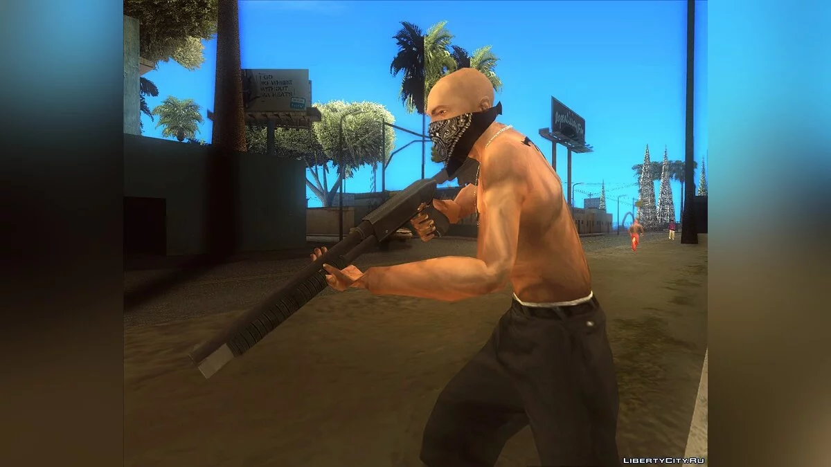 Дробовик из GTA 4 в стиле GTA 5 (Shotgun from GTA 4. GTA 5 Style) / GTA San Andreas