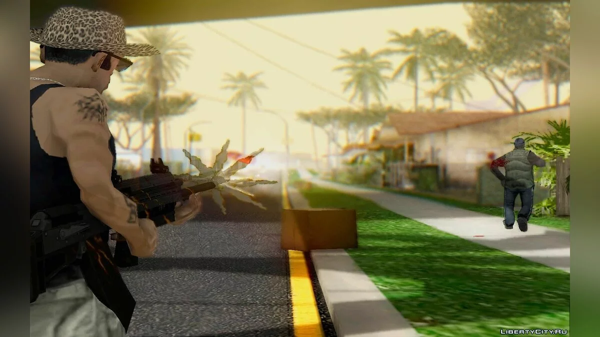 Saiga 12c bull-pup elite из Warface / GTA San Andreas
