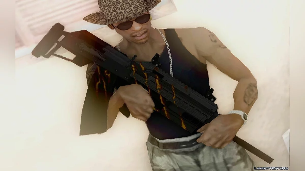 Saiga 12c bull-pup elite из Warface / GTA San Andreas