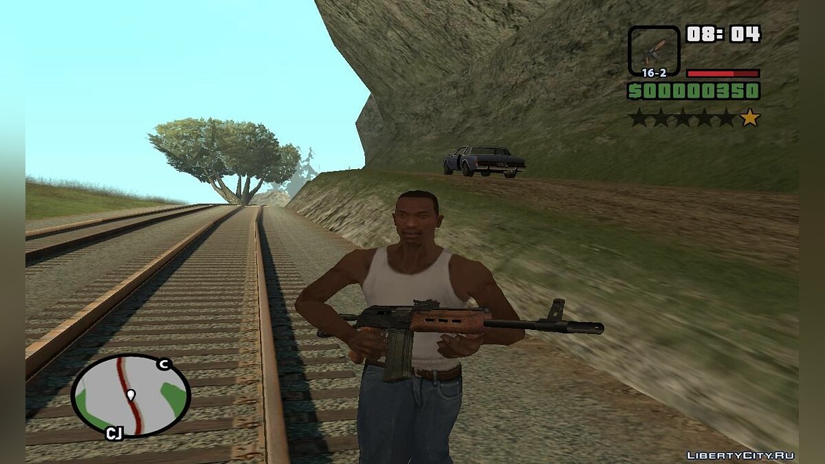 Скачать Сайга 12к для GTA San Andreas