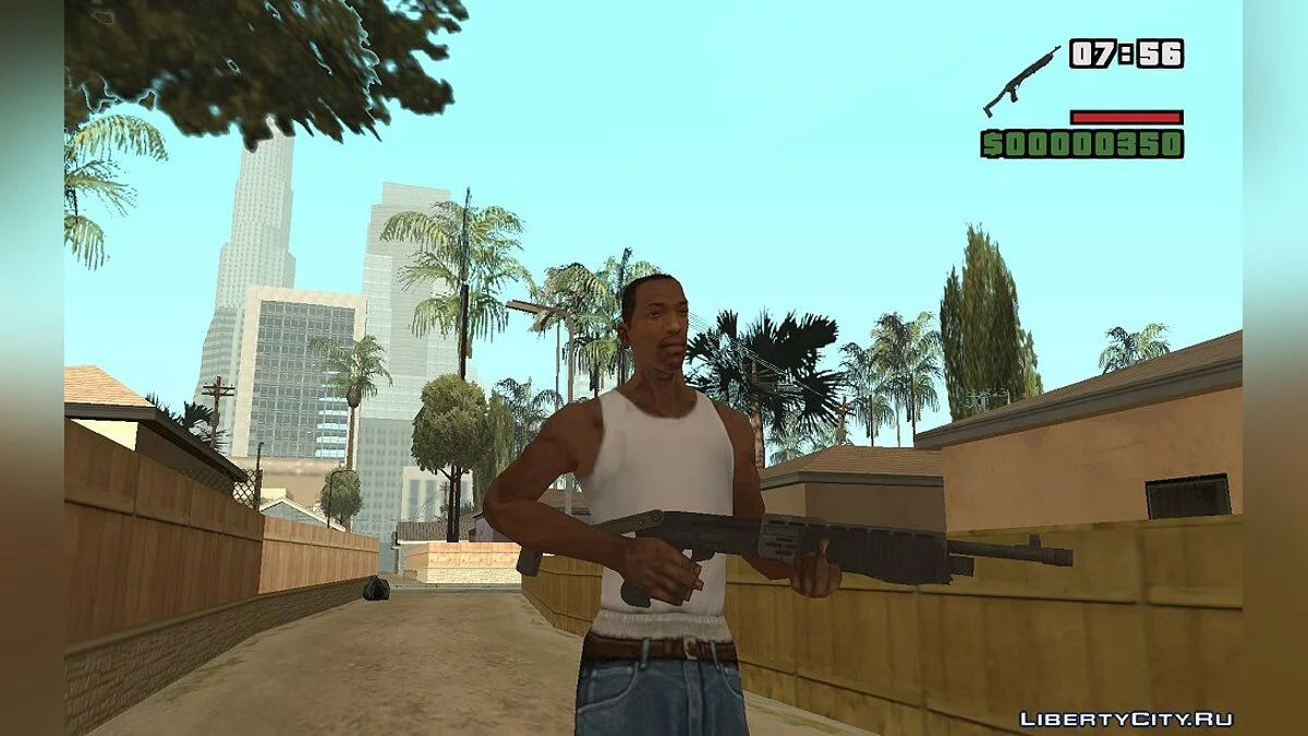 SPAS-12 из Battlefield 3 / GTA San Andreas