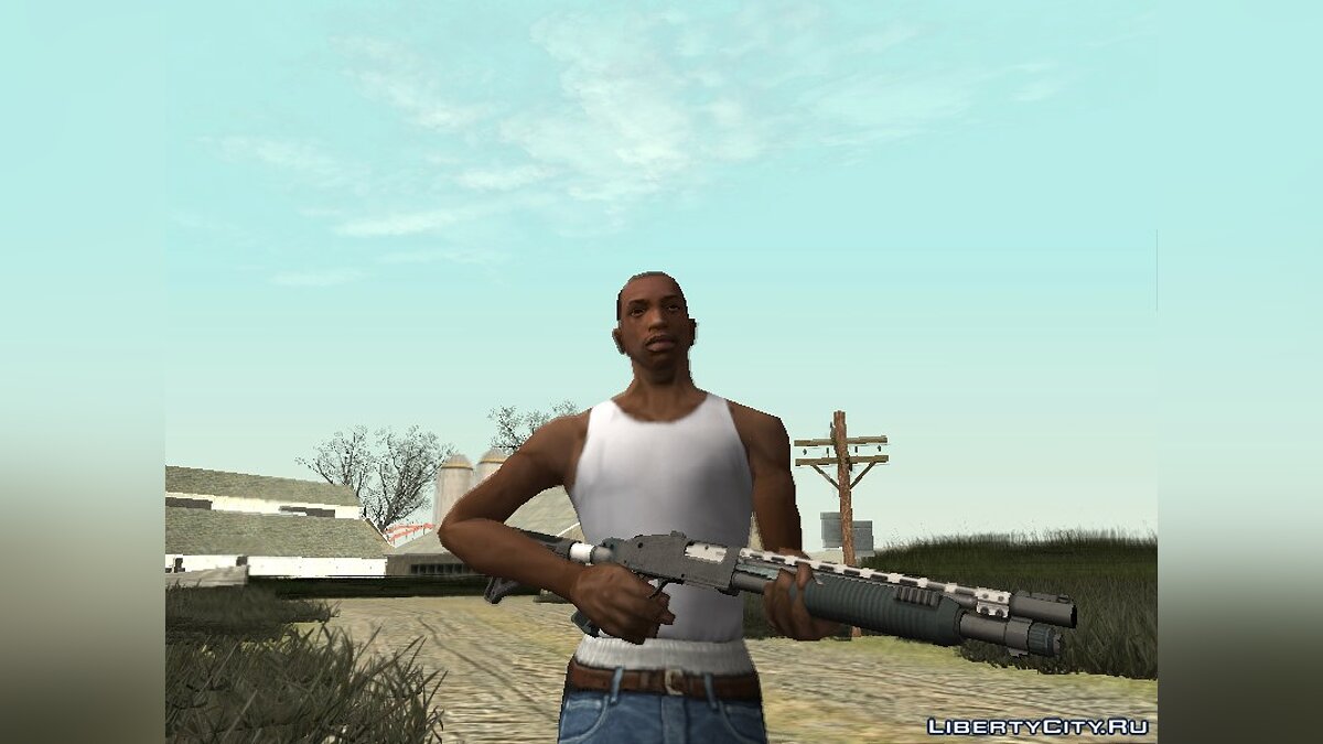 Скачать [GTA V] Pump shotgun для GTA San Andreas