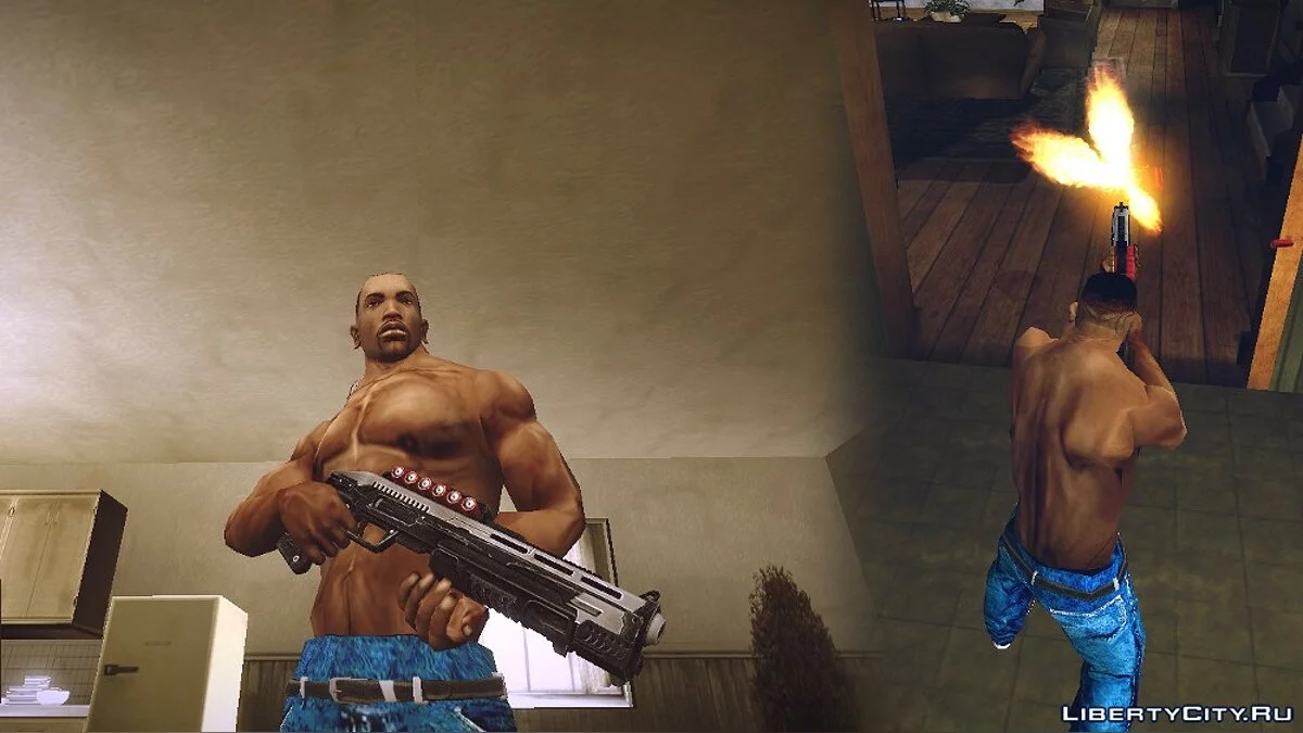 Weapons: DpShotgun / GTA San Andreas