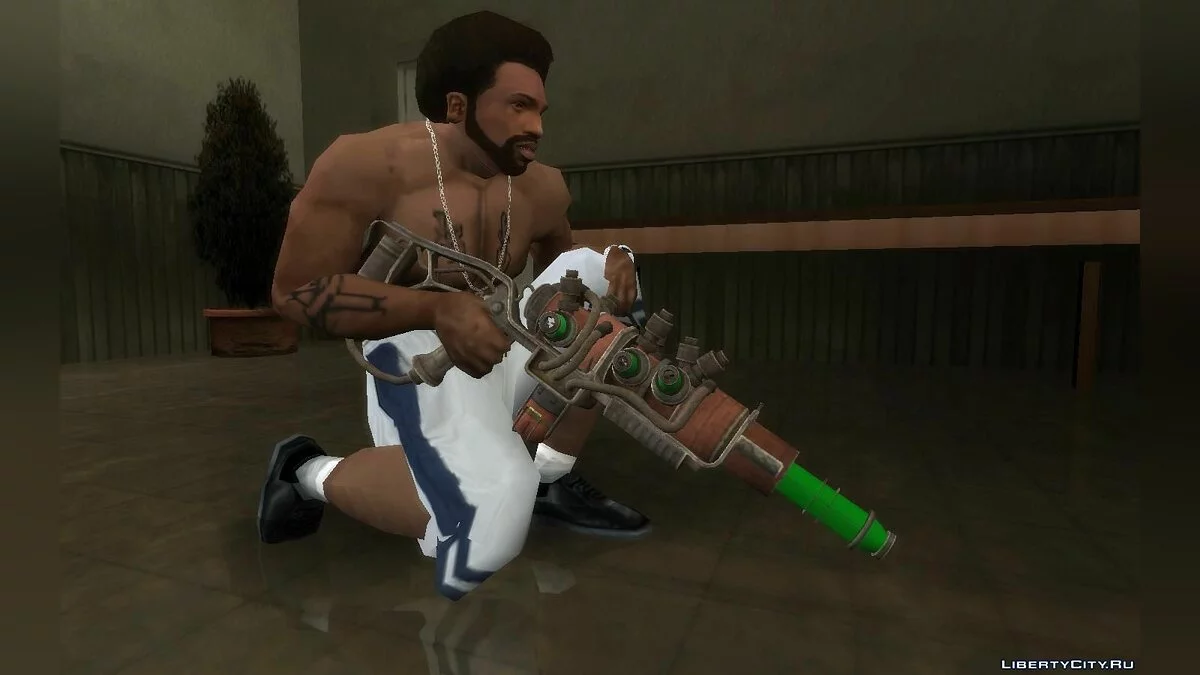 Плазменная винтовка Q-35 из Fallout New Vegas / GTA San Andreas