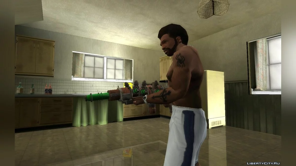 Плазменная винтовка Q-35 из Fallout New Vegas / GTA San Andreas