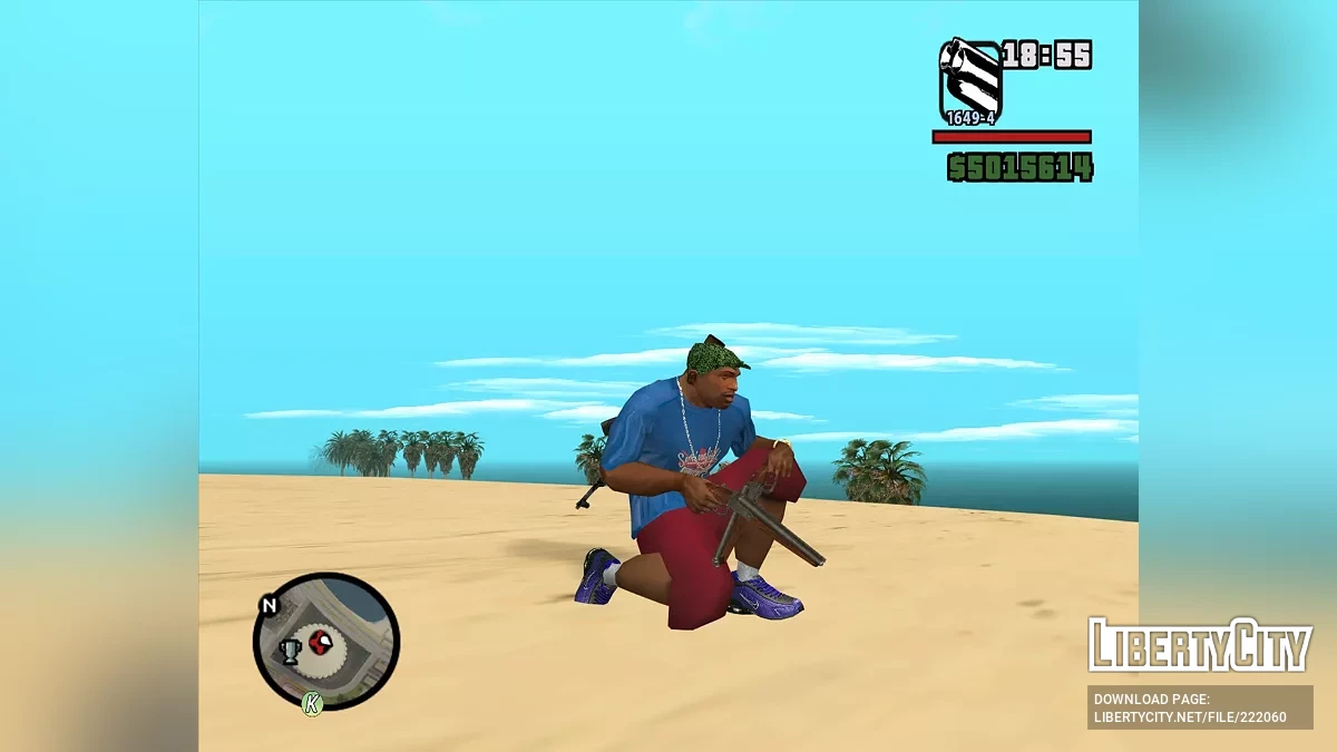 Адаптация обреза к моду Weapon Details / GTA San Andreas