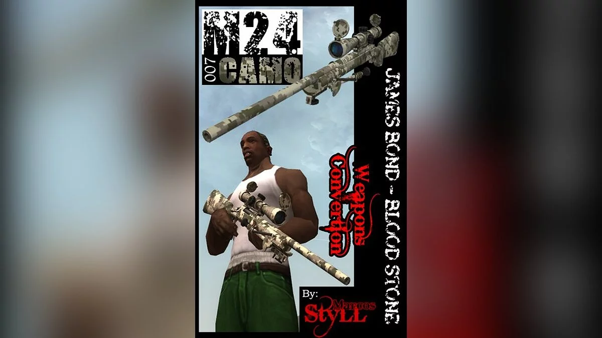 Sniper M24 Camo / GTA San Andreas