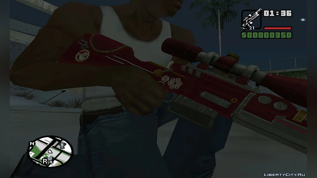 X-MAS Sniper Rifle / GTA San Andreas