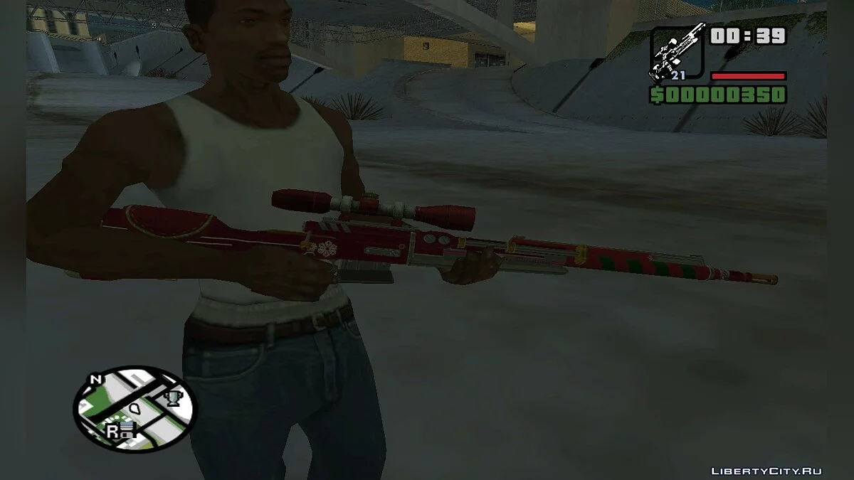 X-MAS Sniper Rifle / GTA San Andreas