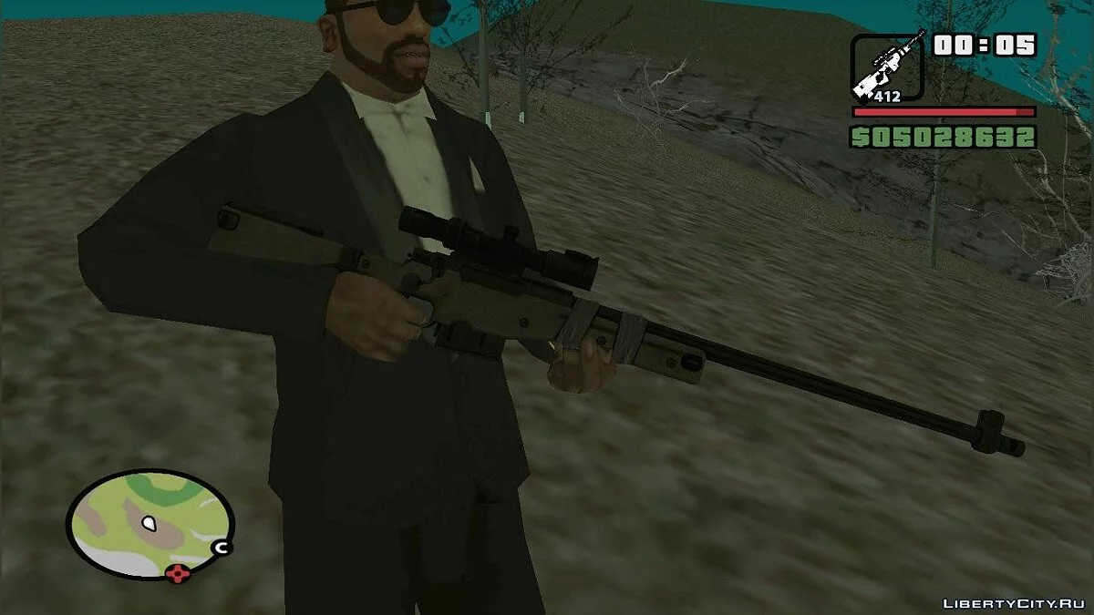 L96 from BF3 / GTA San Andreas
