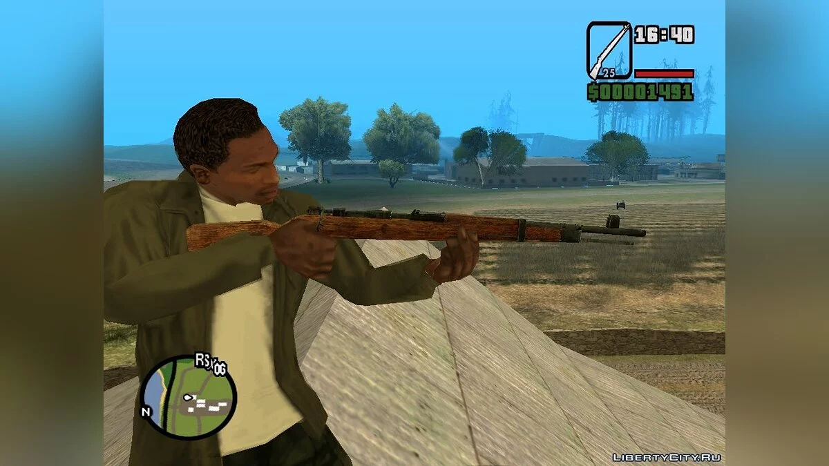 2 винтовки из COD2 / GTA San Andreas