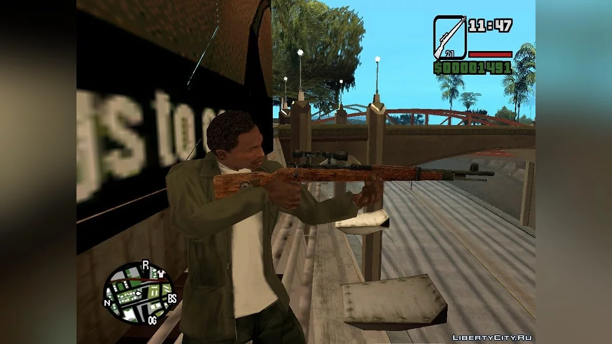 Kar98k с ОП / GTA San Andreas