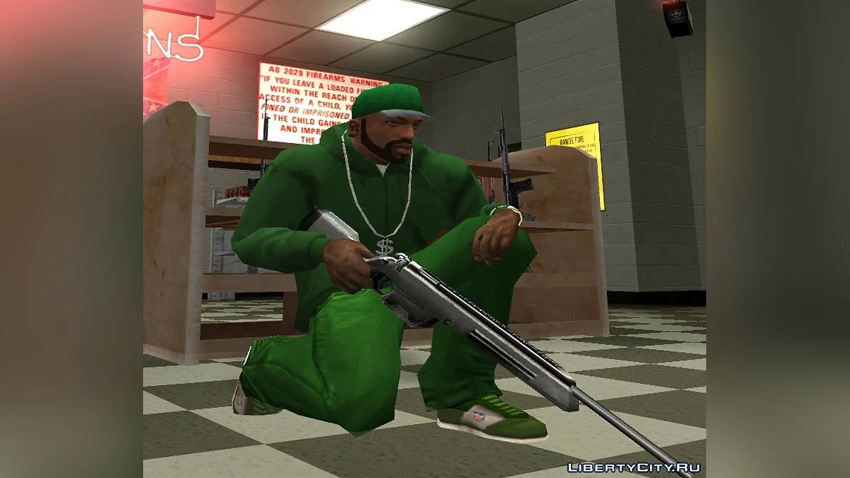 Steyr Scout без прицела / GTA San Andreas
